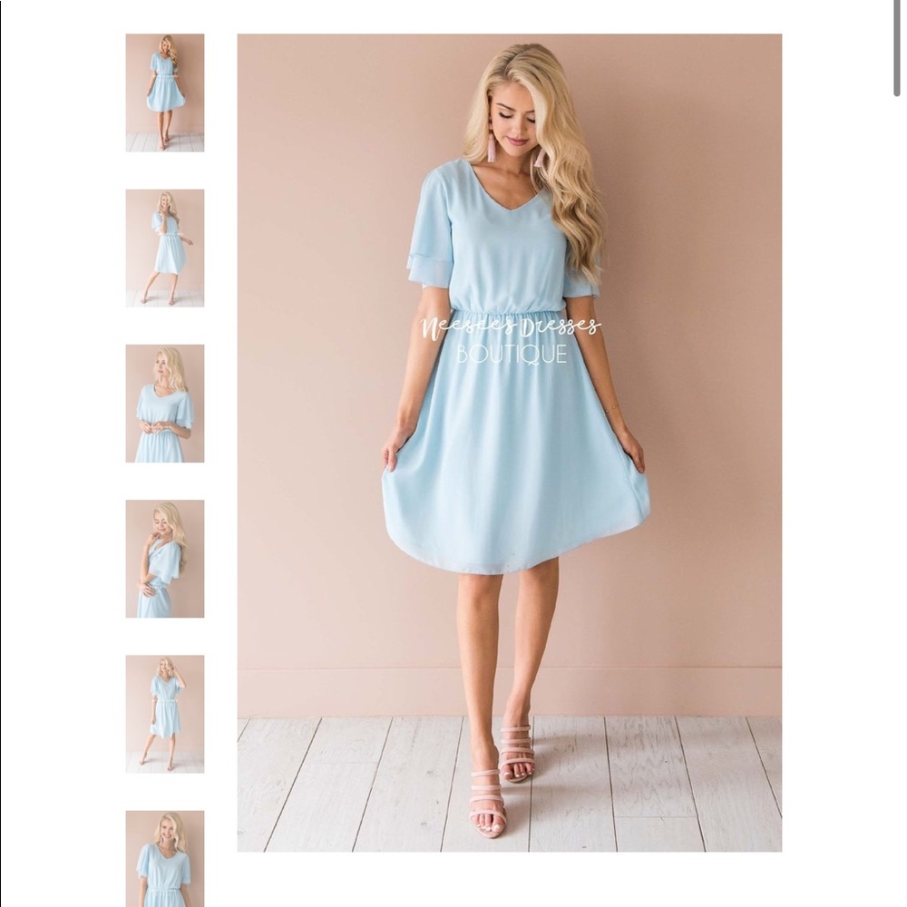 NEESEES DRESSES✨ Claire Chiffon Dress